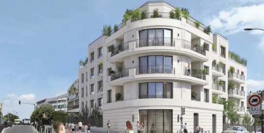 Façades rue JJ Rousseau et rue de Saint-Denis